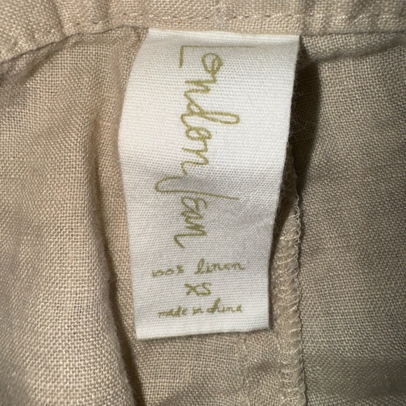 London Jean womens pants linen flowy beach cottage romantic light weight Sz. XS - Picture 9 of 11